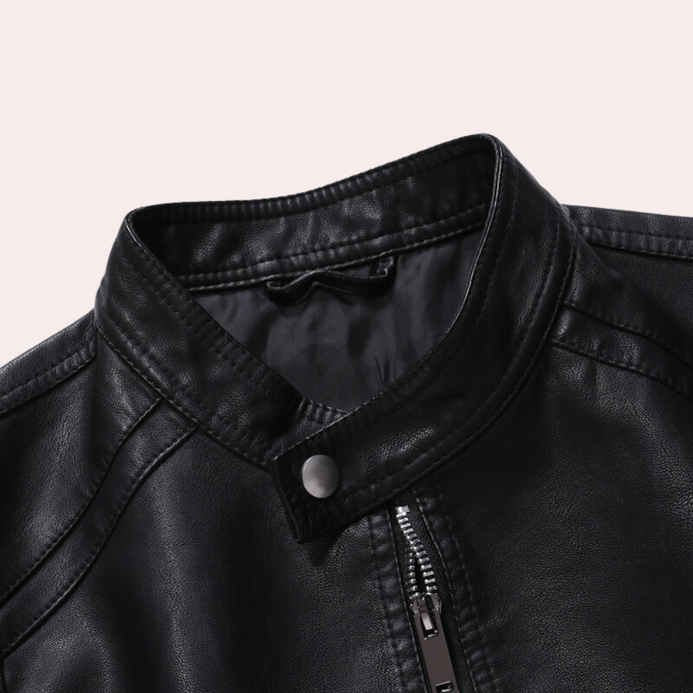 Louis Owen | Classic Leather Jacket